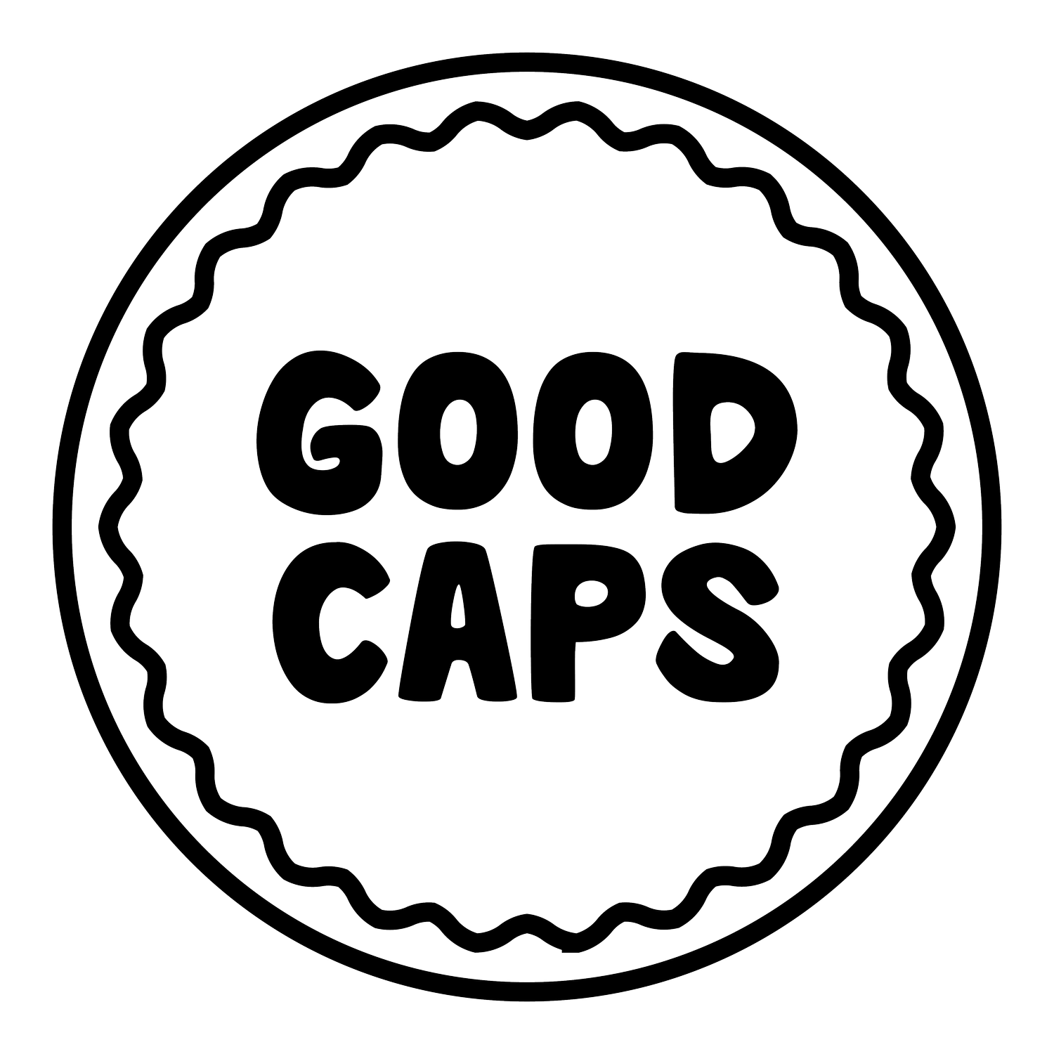 Good Caps round logo